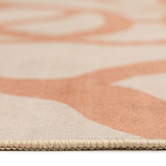 Daisie Rug Studio Coral Montrose Machine Washable Rug