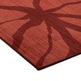 Daisie Rug Studio Red Montrose Machine Washable Rug