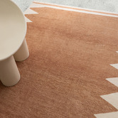 Daisie Rug Studio Terracotta Seymour Machine Washable Rug