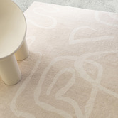 Daisie Rug Studio Beige Sheridan Machine Washable Rug