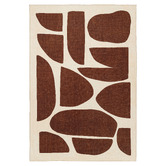 Daisie Rug Studio Brown Benton Machine Washable Rug