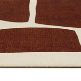 Daisie Rug Studio Brown Benton Machine Washable Rug