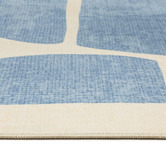 Daisie Rug Studio Blue Benton Machine Washable Rug