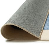 Daisie Rug Studio Blue Benton Machine Washable Rug