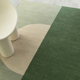 Daisie Rug Studio Green Haines Machine Washable Rug
