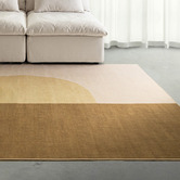 Daisie Rug Studio Gold Haines Machine Washable Rug