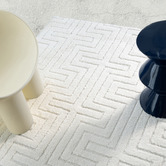 Daisie Rug Studio Cream Corso Rug