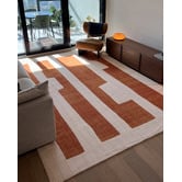 Daisie Rug Studio Rust Yorkville Machine Washable Rug