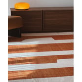 Daisie Rug Studio Rust Yorkville Machine Washable Rug