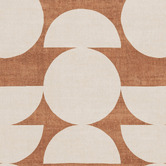 Daisie Rug Studio Terracotta &amp; Ivory Kaelix Machine Washable Rug