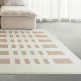 Daisie Rug Studio Brown Noem Machine Washable Rug