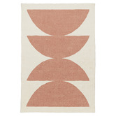 Daisie Rug Studio Beige &amp; Pink Kairo Machine Washable Rug