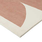 Daisie Rug Studio Beige &amp; Pink Kairo Machine Washable Rug
