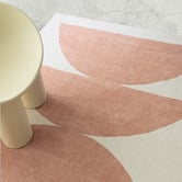 Daisie Rug Studio Beige &amp; Pink Kairo Machine Washable Rug