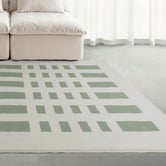 Daisie Rug Studio Green Noem Machine Washable Rug