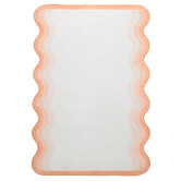Daisie Rug Studio Peach &amp; Cream Oasis Machine Washable Rug