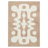 Daisie Rug Studio Beige &amp; Ivory Elara Machine Washable Rug
