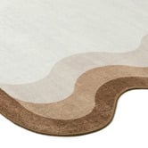 Daisie Rug Studio Brown &amp; Cream Oasis Machine Washable Rug