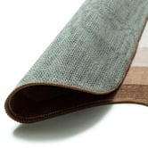 Daisie Rug Studio Brown &amp; Cream Oasis Machine Washable Rug