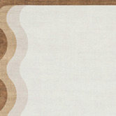 Daisie Rug Studio Brown &amp; Cream Oasis Machine Washable Rug