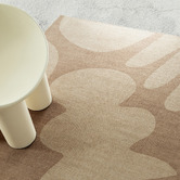Daisie Rug Studio Sand Kiah Machine Washable Indoor/Outdoor Rug