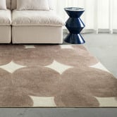 Daisie Rug Studio Taupe Nisha Machine Washable Indoor/Outdoor Rug