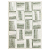 Daisie Rug Studio Green Naila Machine Washable Indoor/Outdoor Rug