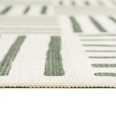 Daisie Rug Studio Green Naila Machine Washable Indoor/Outdoor Rug