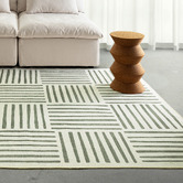 Daisie Rug Studio Green Naila Machine Washable Indoor/Outdoor Rug