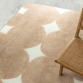 Daisie Rug Studio Beige &amp; Ivory Nisha Machine Washable Indoor/Outdoor Rug