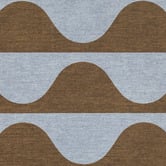 Daisie Rug Studio Brown &amp; Blue Keoni Machine Washable Indoor/Outdoor Rug