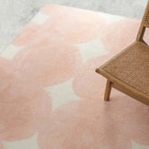 Daisie Rug Studio Peach Nisha Machine Washable Indoor/Outdoor Rug