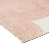 Daisie Rug Studio Peach Nisha Machine Washable Indoor/Outdoor Rug