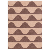 Daisie Rug Studio Pink &amp; Burgundy Keoni Machine Washable Indoor/Outdoor Rug
