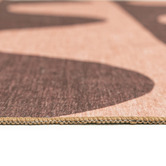 Daisie Rug Studio Pink &amp; Burgundy Keoni Machine Washable Indoor/Outdoor Rug