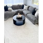 Daisie Rug Studio Bone Ivory Galleria Power-Loomed Rug