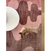 Daisie Rug Studio Burgundy Getty Machine Washable Rug