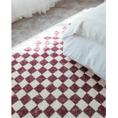 Daisie Rug Studio Burgundy Cordova Machine Washable Rug