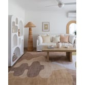 Daisie Rug Studio Brown Getty Machine Washable Rug