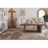 Daisie Rug Studio Brown Getty Machine Washable Rug
