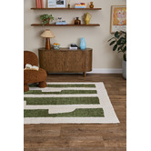 Daisie Rug Studio Olive Yorkville Machine Washable Rug