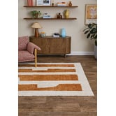 Daisie Rug Studio Rust Yorkville Machine Washable Rug