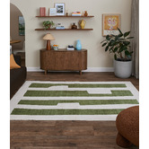 Daisie Rug Studio Olive Yorkville Machine Washable Rug