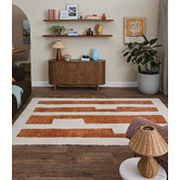 Daisie Rug Studio Rust Yorkville Machine Washable Rug