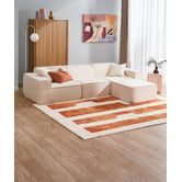 Daisie Rug Studio Rust Yorkville Machine Washable Rug