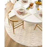 Daisie Rug Studio Zila Jovara Textured Round Rug