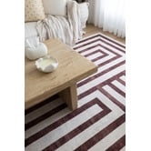 Daisie Rug Studio Brown Pasadena Machine Washable Rug