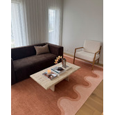 Daisie Rug Studio Terracotta Pierre Machine Washable Rug