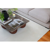 Daisie Rug Studio Cream Tessara Machine Washable Rug