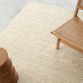 Daisie Rug Studio Larson Hand-Woven Jute &amp; Cotton Rug